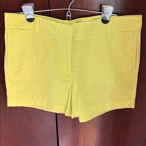 J. Crew Factory Yellow Women's Shorts